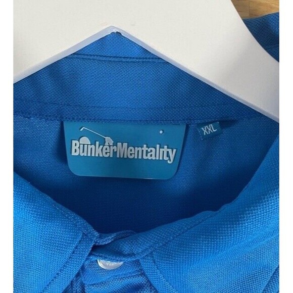 Bunker Mentality Performance Golf Polos Bundle Of 2 Shirts Solid Stretch XXL - Picture 14 of 16